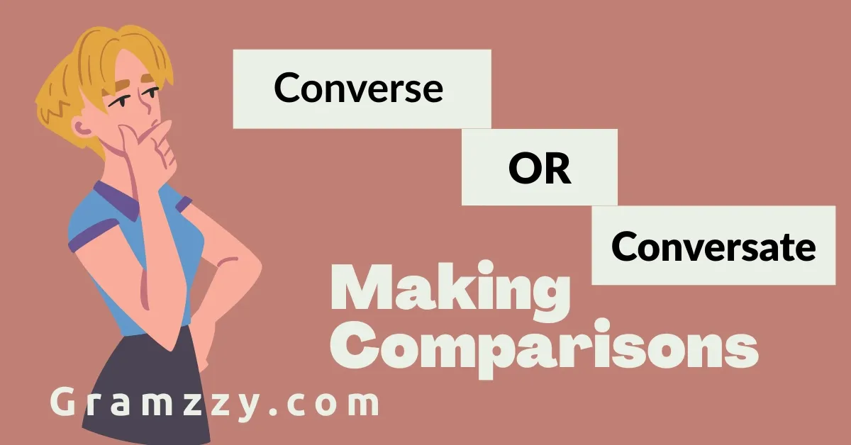 Converse or Conversate